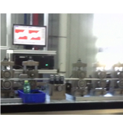 Flat aluminum tube online vortex flaw detection system