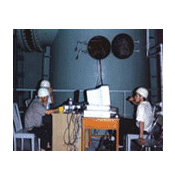 Steam power plant condensers in service vortex flaw detection